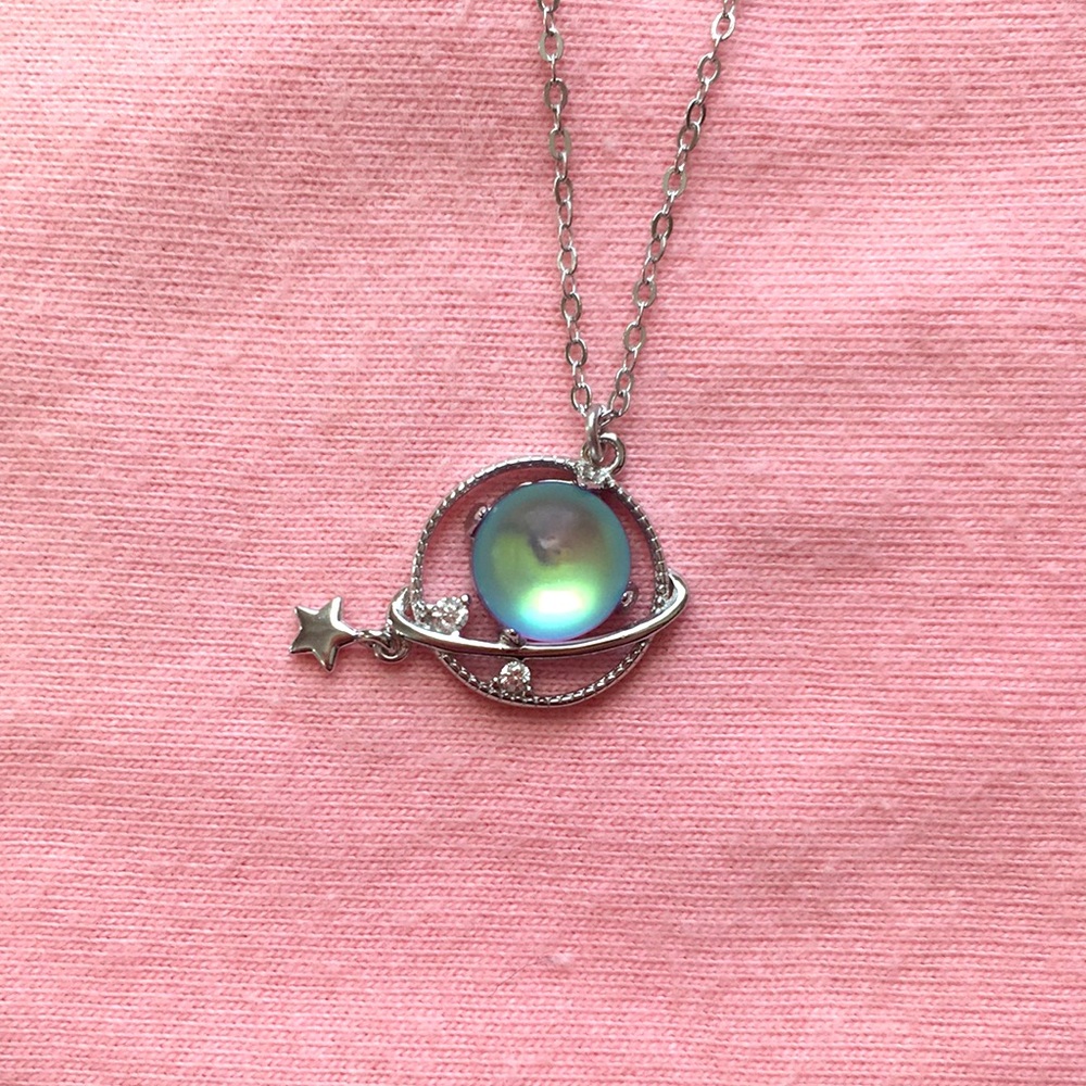 Planet necklace